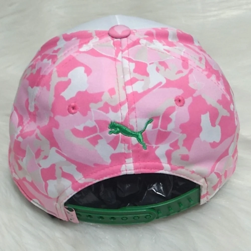 Puma Pink Camouflage Snap Back Hat